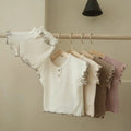 TZ2626 New Girls' Short - Sleeved Summer Style Baby Waffle - View 3 | SAMAG