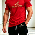 Men's summer fitness running sports set, casual outdoor basketball comfortable two - piece fashionable loose - View 2 | SAMAG