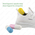 4/2pcs Deodorizer Shoe Closet Steriliser Eliminator Drawer Air Purifying Smell Remover Capsule Shape Moisture Absorber Dryer Bal