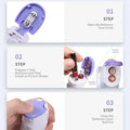 Medical Arm Blood Pressure Meter Tensiometers Tonometer Cuff Fever Thermometer Oximeter Heart Rate 3 IN 1 Set