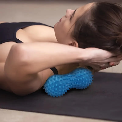 Peanut shaped yoga massage ball, colorful PVC pointed | SAMAG