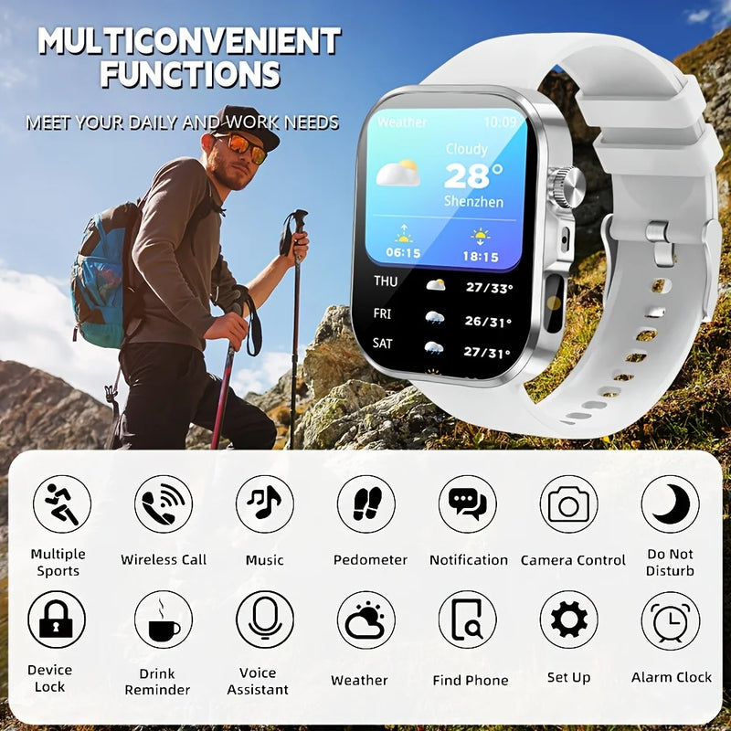 Smart Watch, Premium, with Multiple Sports Modes/Call Notifications/Message Alerts/Music Control and More