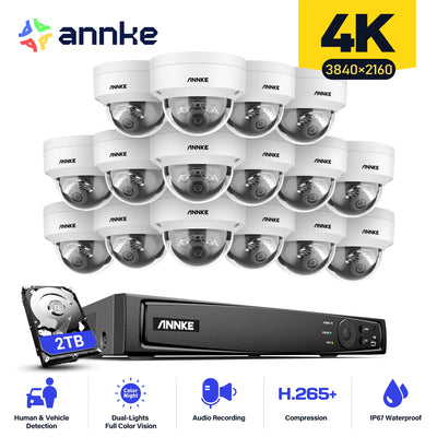 ANNKE 4K 8MP POE Network Video Surveillance Cameras | SAMAG