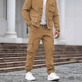 50%HOT2026 New Men's Casual Jogging Pants Solid Color Pocket Sports Trousers Street Hip Halen | SAMAG