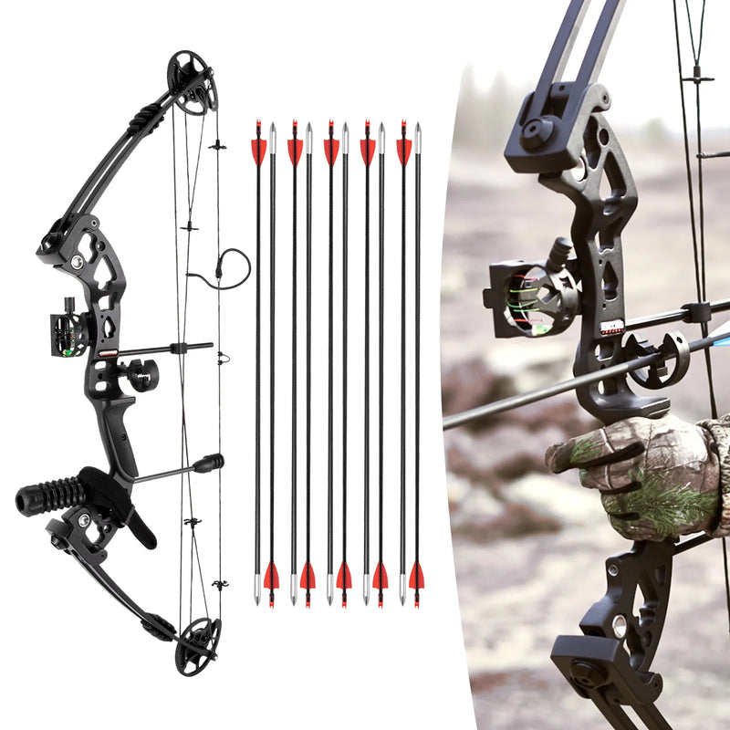 Compound Bow Arrow Set Right Hand Archery Draw Weight | SAMAG