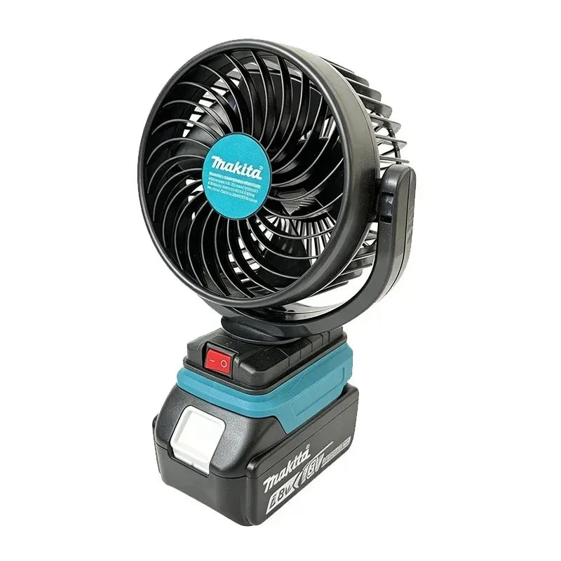 Cordless Makita Fan Cooling 5 Inch Portable With USB Charging Port Adjustable Tilt Mini Air Camping Jobsite - View 6 | SAMAG
