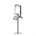Tablet PC safety  floor stand, safety stand display with poster frame