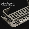 No Drill Adhesive Type Kitchen Organizer Kitchen Shelf Cleaning Cloth Storage Draining Rack Household Detergent Sponge Rack