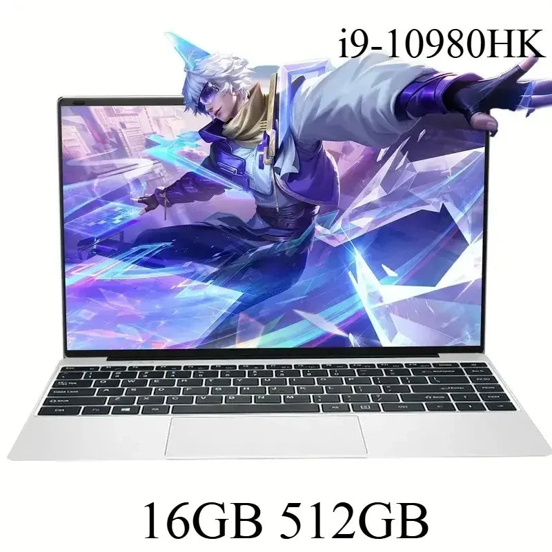 2026 Intel Core i9-10980HK Notebook Windows 11 Pro 14.1inch Laptop 16GB RAM 1TB/2TB SSD Fingerprint UnIock Office Game Laptops