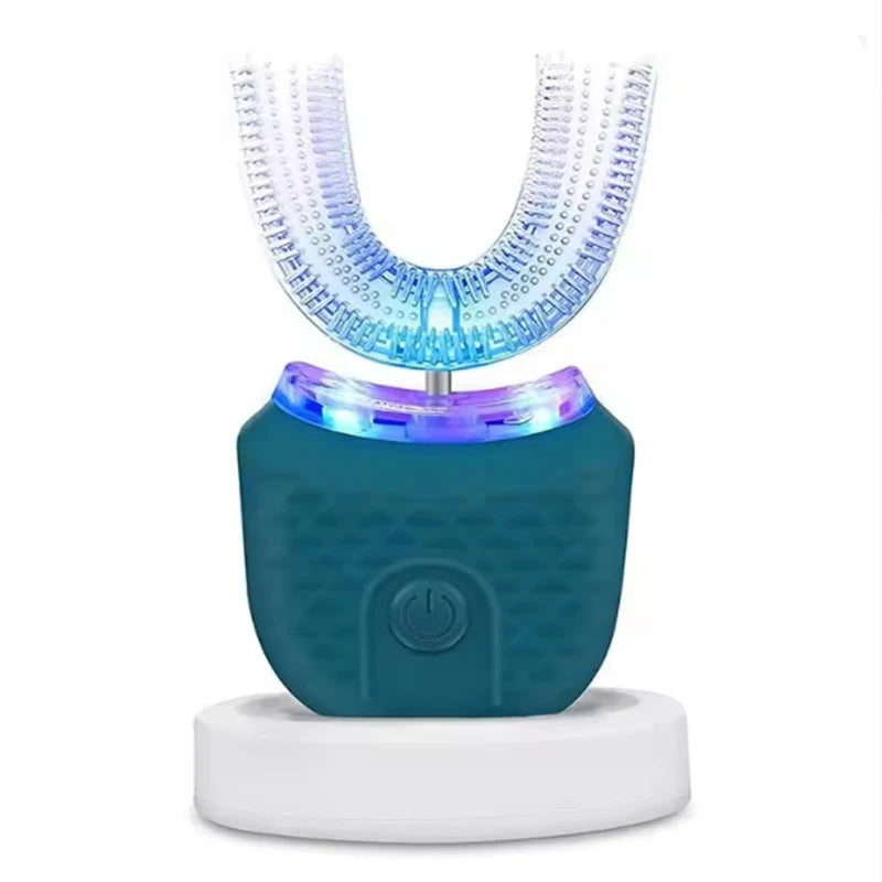 Professinal Portable 360 Degree U Shape Sonic Toothbrush Oral Cleansing Brush Sonic Automatic Electric Toothbrush