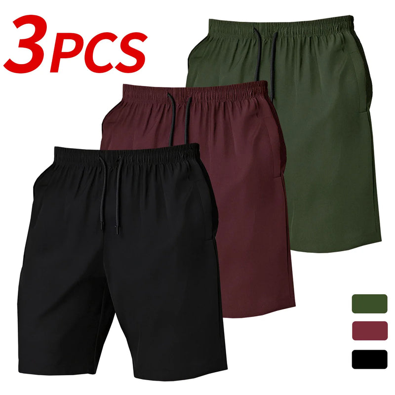 Men's 3-piece quick-dry shorts set, lightweight | SAMAG