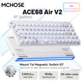 MCHOSE Ace68 Air V2 Gaming Keyboard Magnetic Switch Aluminum Plate 256K Scan Rate 8k Polling Rate RT Keys 0.001mm Accuracy ARGB
