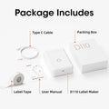 Niimbot D110 Portable Mini Printer Thermal Adhesive Sticker Label Printer Inkless Pocket Label Maker UV Printer For Mobile Label