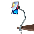 Desk Bed Tablet Stand Adjustable For 4-12.9 Inches Desktop Mobile Phones Tablets Aluminum Arm Mount For iPad Pro Mini Xiaomi Tab