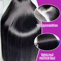 300 High Density Hd 13x4 13x6 Bone Straight Human Hair Lace Front Wigs Pre Plucked Baby Hair Brazilian 40 46 Inch 360 Full Lace Frontal Wigs For Black Women 100% Real Human Hair Natural Black Color