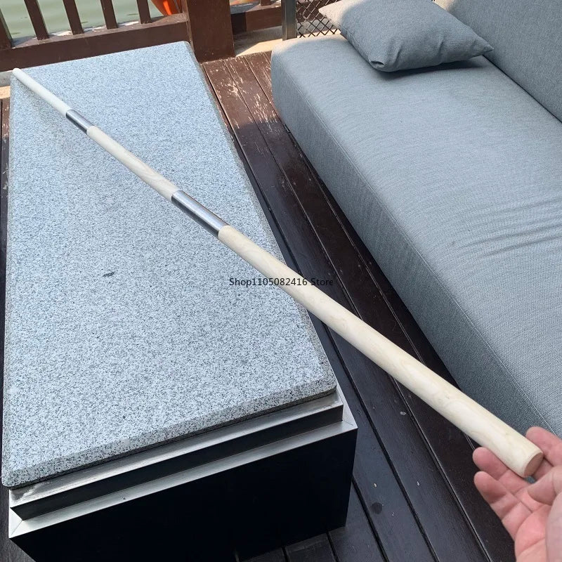 160 CM White Wax Pole Folding Martial Arts Stick Splicing | SAMAG