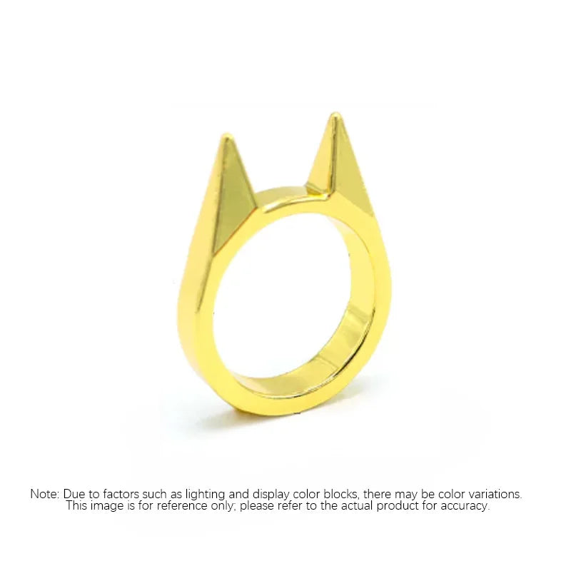 Women Men Cute Cat Ear Rings Self Defense Metal Knuckle - View 8 | SAMAG