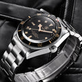 BENYAR 2026 New Men Watches Retro Black Mechanical Automatic luxury watch for men Waterproof Luminous Stainless steel wristwatch