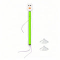 Automatic Flying Rope Cat Toy Smart Touch Activated Teaser Toy USB Rechargeable Auto Swing Rope with Suction Cup Pet Play Toy