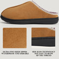 Asgard Plush Cotton Slippers For Men Winter Indoor Warm Anti-Slip Home Shoes Women Soft Memory Foam Furry Slides Bedroom Slipper