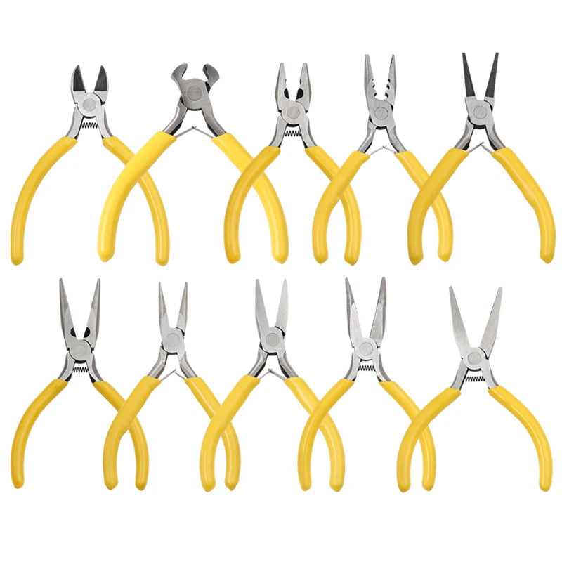 Multifunctional Hand Tools Jewelry Pliers with round Nose End - Cutting Wire Tool for DIY Handmade Jewelry Making Accessories