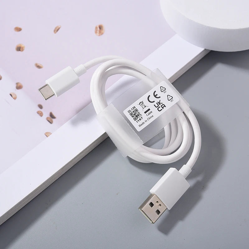 Original 65W OPPO Supervooc Charger EU Fast Charging Adapter For OPPO Reno 5 6 7 Pro Find X9 X8 X7 X6 X3 Pro K9 K10 Type-C Cable