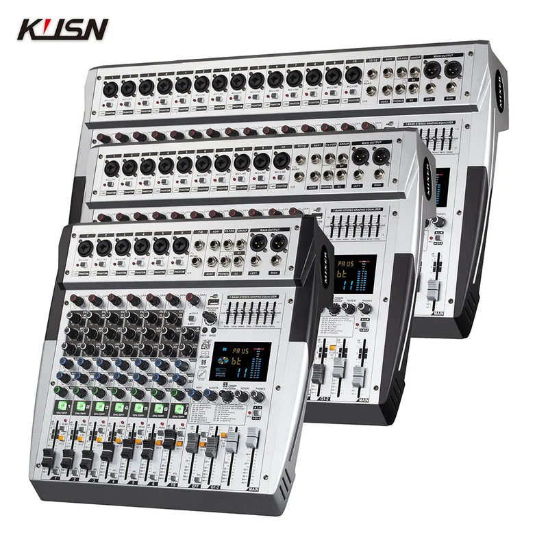 16 Channel 99 DSP Audio Mixer Console 8/12 Channel Professional Sound Mixing Console Soundcraft with Bluetooth USB