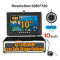 Underwater Fishing Camera, 10" Fish Finder with 12 | SAMAG