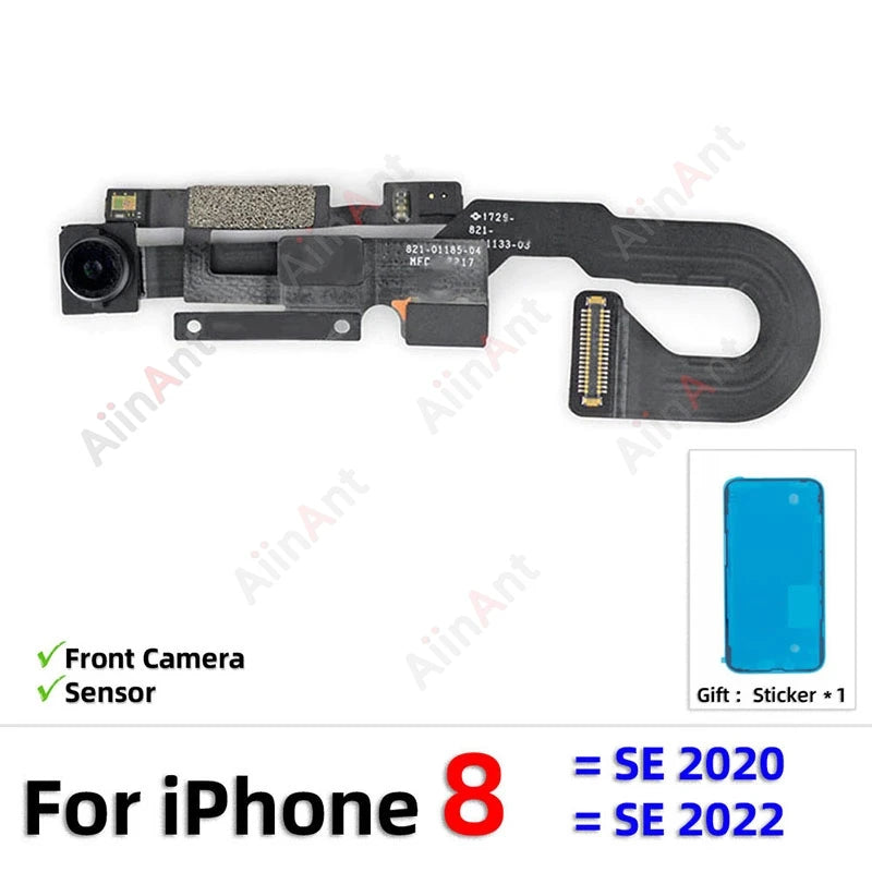 100% Test Top Small Proximity Ambient Light Sensor Front Camera Flex Cable For iPhone 11 Pro X Xr Xs Max 6 6s 7 8 Plus SE 2020