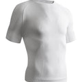 Men 3D Muscle Shaping Compression Tee Knitted Short Sleeve Shaperwear Gym Running Fitness Body Shaping Sport T-shirt