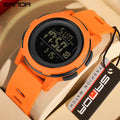 SANDA New Men Sport Wristwatch Luxury Luminous LED Analog Digital Display Stopwatch Waterproof Male Electronic Clock | SAMAG