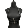 Women Fashion PU Leather Harness Waist Belt Punk Studded Decorative Harness Straps Suspenders Gothic Clothing Accessorie