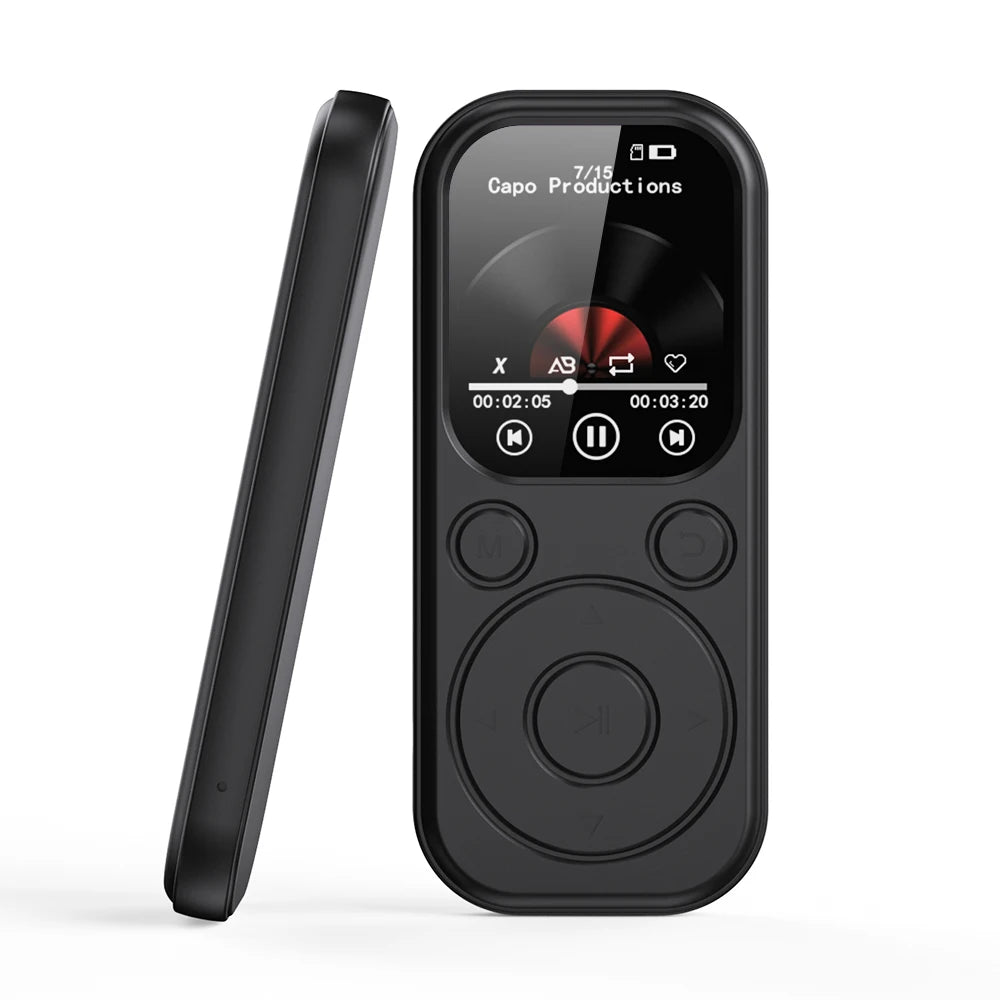 MP3 Player Bluetooth 5.4 Portable Video Music Player Sports Mini MP3 Walkman with Screen Support FM Radio Recording E-Book New