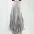 Cosplay Uma Musume Pretty Derby Tamamo Cross Wig Anime game party wig silver gray long straight wig ﻿