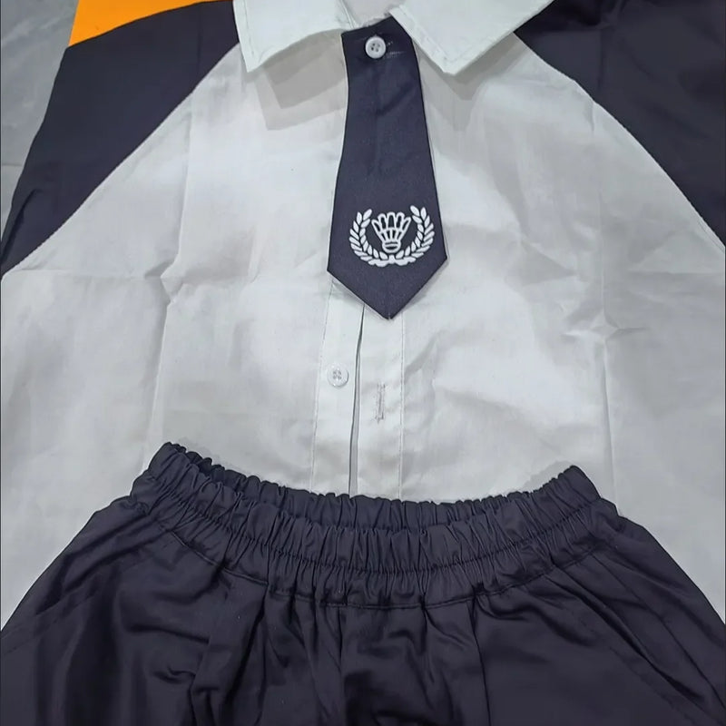 Summer Boy Clothing Set Patchwork Shirt+ Black Shorts - View 4 | SAMAG