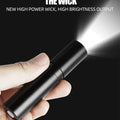 Mini Telescopic Zoom Flashlight 3 Light Mode Torch USB Rechargable Waterproof Powerful Flashlights Outdoor Portable Torch Lamp