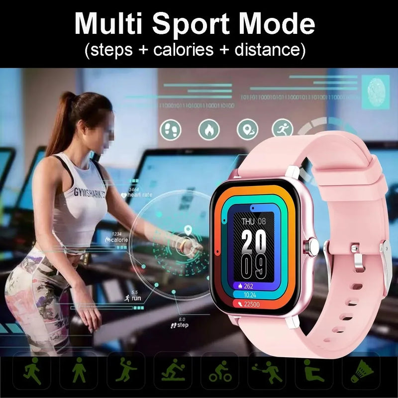 New 1.83'' Waterproof Smart Watch Message Answer Call Sleep Monitoring Sports Pedometer Information Alerts For iPhone Android