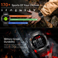 T-Rex 3 Ultra Military Grade GPS Smart Watch 10ATM Waterproof Compass Altimeter Barometric AMOLED Men HD Call Sports Smartwatch