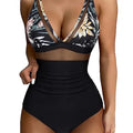 S-XL Shiny Swimwear Women Beach One Piece Swimsuit | SAMAG