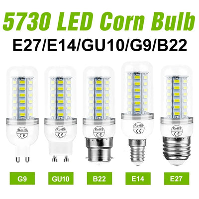 E27 LED Corn Bulb E14 Lamp GU10 Spotlight G9 Ceiling | SAMAG