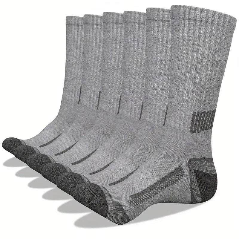 6 Pairs of MEN'S Sports Socks, Sweat Absorbing | SAMAG