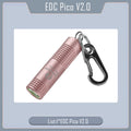 LED Camping Flashlight High Power 130 Lumens Keychain Lantern Pocket Outdoor Light 40M USB C 10280 Charging Torch Lamp EDC Pico