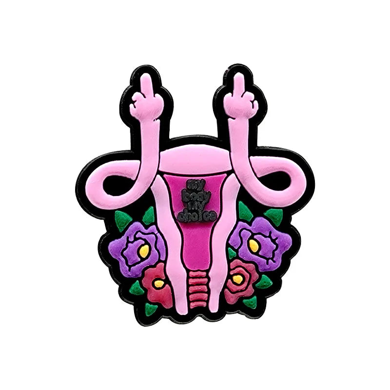 1pcs Shoe Charms Medical Uterus Teeth Shoe Charms for Pins Shoe Decoration Syringes Stethoscope Thermometer Doctors Nurses Gift