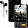 64GB Bluetooth MP3 Player,2.4' Touch Lossless MP3 W/HiFi FM Recorder,Long Battery Walkman For Student Sport,512GB Expandable
