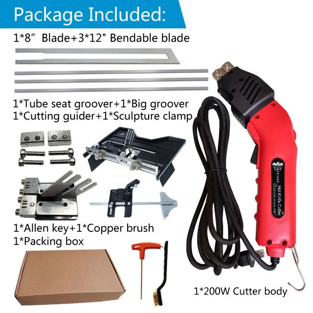 Foam Cutter 110V - 240V Electric Styrofoam Polystyrene Cutting Machine Portable Sponge EPS EPE Heat Wire - View 10 | SAMAG