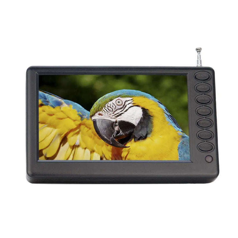 5-14" Portable Digital Mini TV: Rechargeable Pocket TV with DVB-T Battery, FM Radio, PVR & USB Input for Travel Outdoor Home Use