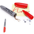 NEW Blue Marker Safe Secret Stashs Container Large Security Hiddens Storage Pen Pills Box Money Compartment - View 10 | SAMAG