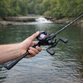 Sougayilang DC Baitcasting Reel & Carbon Fishing Rod Combo 7.2:1 Gear Ratio Ultralight Baitcaster Set for Bass Micro Fishing