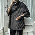 Told Tale Male Simple Stripe Polo Shirt Men Clothing | SAMAG