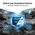 High-Speed Memory Card 128GB 256GB 512GB V30 A2 4K SD Card Micro TF SD Card for Smartphone/Tablet/Camera/Switch/Drone Cross-Use